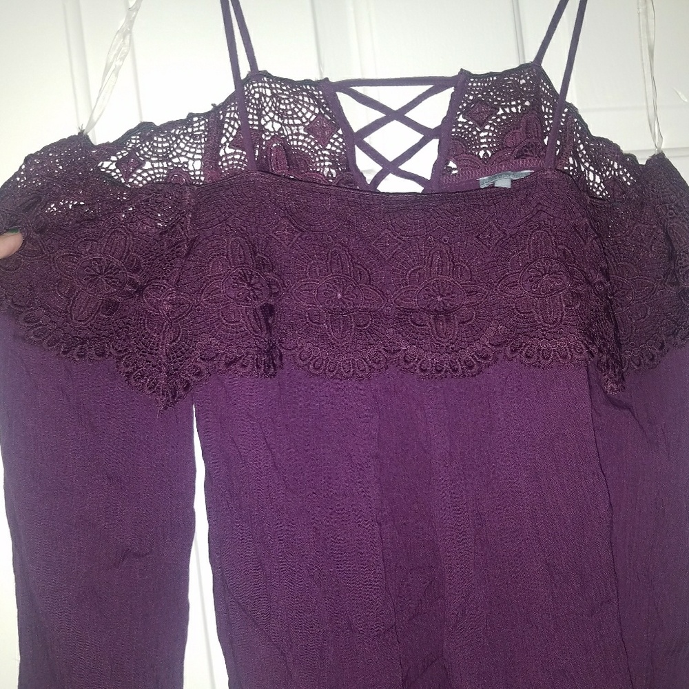 Charlotte Russe Off Shoulder shirt